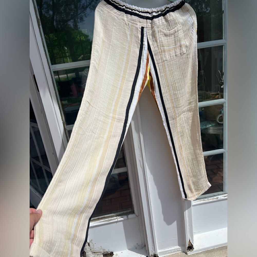 Ace & Jig Antique Gauze Striped Pants - Picture 6 of 12